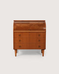 Secrétaire con gambe tornite decorate, anni ’50
