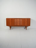 Sideboard scandinavo con cassetti a latta anni 50/60 1