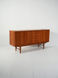 Sideboard scandinavo con cassetti a latta anni 50/60 4