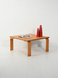 Coffee table pino e rovere anni ’60