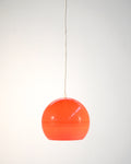 Lampada da soffitto in stile Space Age arancio, anni 60 2