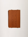 Tavolino portalana scandinavo in teak e rovere 12