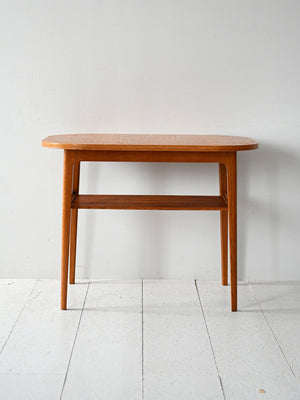 Tavolino da salotto scandinavo anni 60 in rovere 3