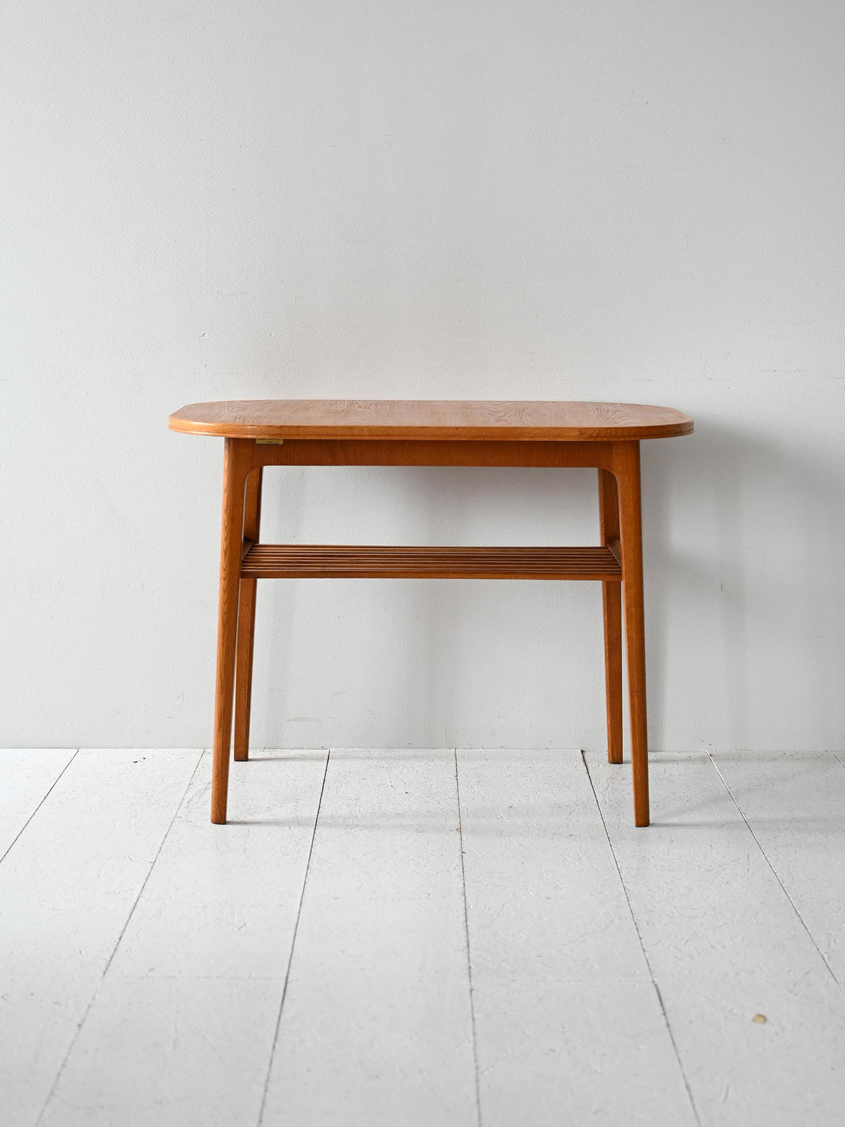 Tavolino da salotto scandinavo anni 60 in rovere 2