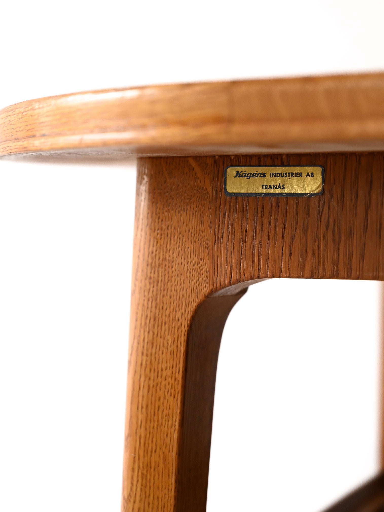 Tavolino da salotto scandinavo anni 60 in rovere 4