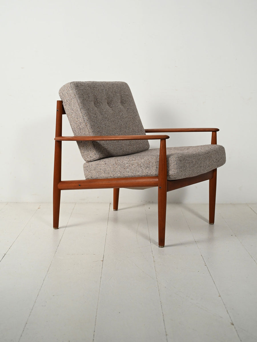 Poltrona danese FD118 di Grete Jalk per France & Søn, anni ’60