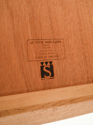 Coffee Table in rovere di Svante Skogh, anni 60 7