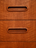 Piccola libreria scandinava in teak, anni ’60 7