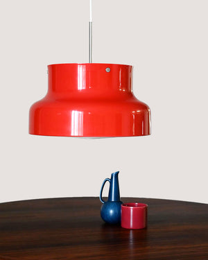 Lampada a sospensione "Bumling" rossa di Anders Pehrson