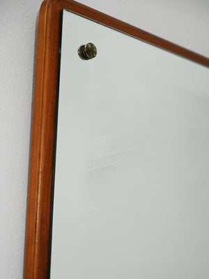 Specchio quadrato anni 60–70 in teak 6