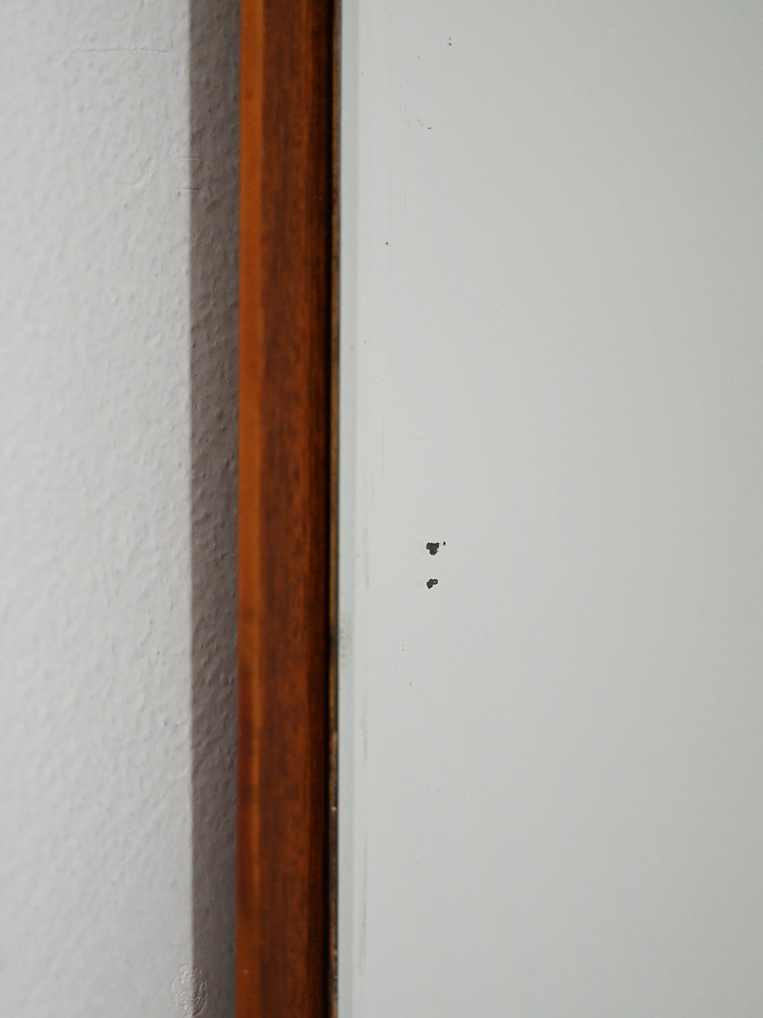 Specchio scandinavo con cornice in teak 3