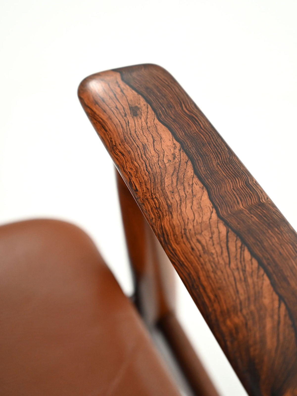 Coppia di poltrone "Ark" di Arne Vodder in pelle 8