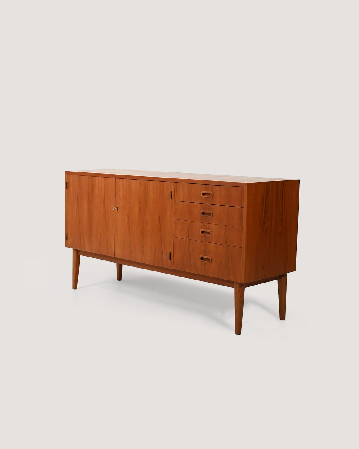 Sideboard scandinavo in teak anni 60