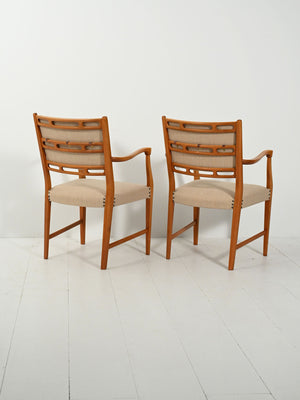 Coppia di sedie “Futura” di David Rosén in teak 4