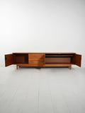 Sideboard vintage in noce anni 60 2