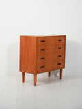 Cassettiera scandinava anni ’60 in teak 3
