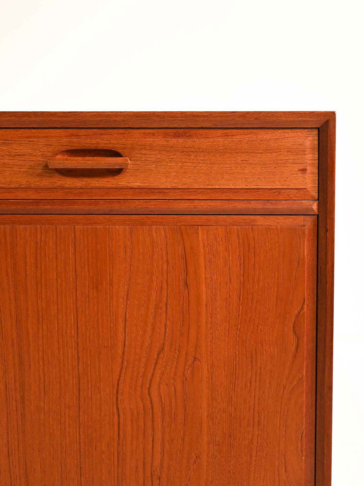 Sideboard scandinavo in teak, anni ’50-’60