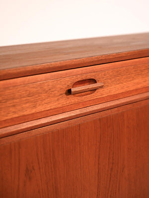Sideboard scandinavo in teak, anni ’50-’60 7
