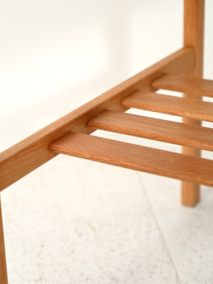 Comodino scandinavo vintage in rovere anni 60 4