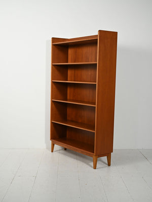 Libreria scandinava in teak di Ferdinand Lundquist, anni ’60 3