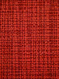 Poltrona scandinava anni 50 con rivestimento in lana rossa 7