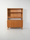 Sideboard-libreria scandinava in rovere, anni ’60 2