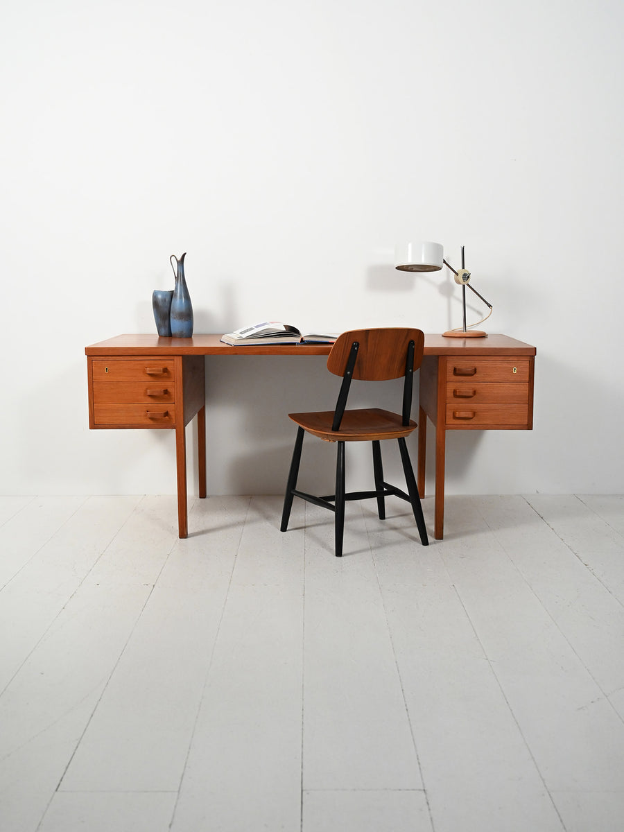 Scrivania in teak di Nanna & Jørgen Ditzel