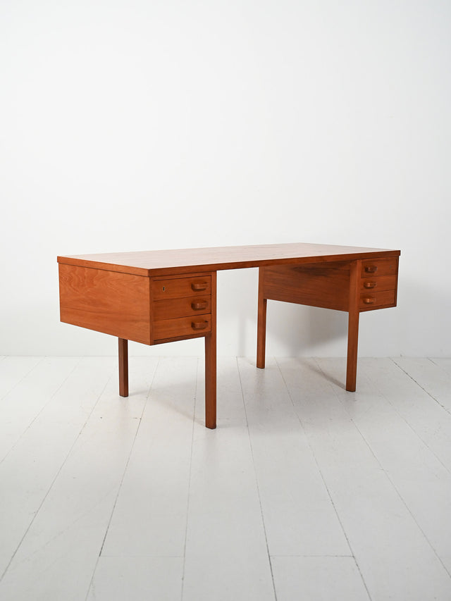 Scrivania in teak di Nanna & Jørgen Ditzel