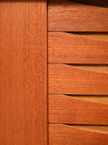 Sideboard con libreria in teak di Brantorps 9