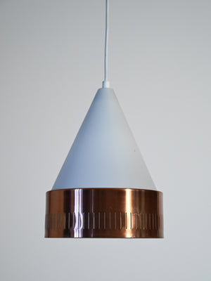 Lampada a sospensione scandinava con cerchio in rame 2