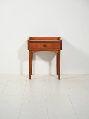 Comodino scandinavo anni ’50 in teak 1