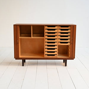 Highboard scandinavo in teak anni ’50 3