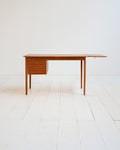 Scrivania con ribalta in teak anni ’60 2