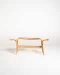 Portafiori scandinavo in betulla e olmo, anni ’40