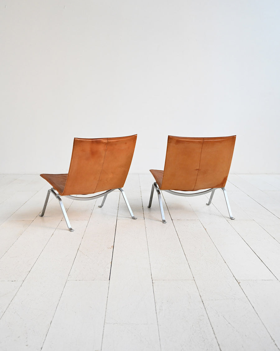 Coppia di poltrone modello "PK22" di Poul Kjærholm per E. Kold Christensen, anni ’50