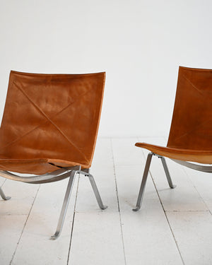 Coppia di poltrone modello "PK22" di Poul Kjærholm per E. Kold Christensen, anni ’50 3