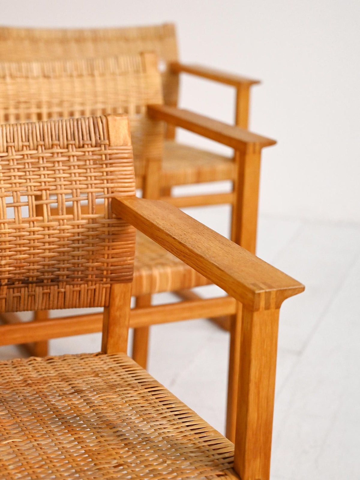 Sedie "modello BM62” di Børge Mogensen, anni ’50 5