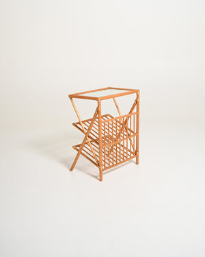 Mobiletto portariviste scandinavo vintage