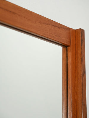 Specchio scandinavo in teak anni Sessanta 4