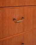 Cassettiera vintage scandinava con gambe nere, anni ’60 4