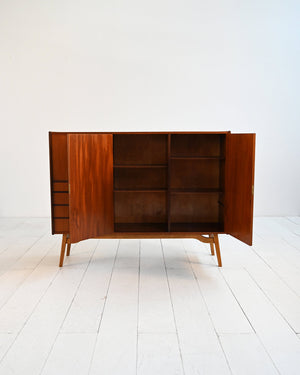 Highboard danese in teak e mogano, anni ’50 2