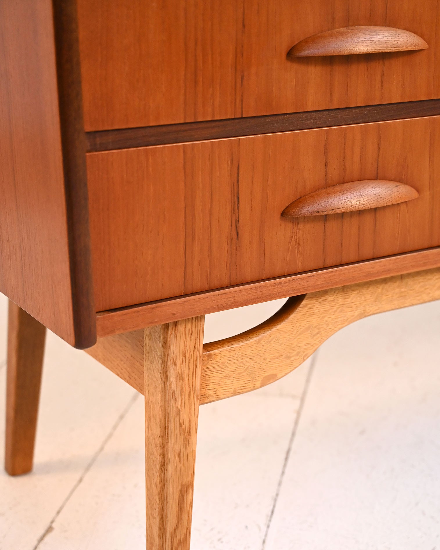 Highboard danese in teak e mogano, anni ’50 7