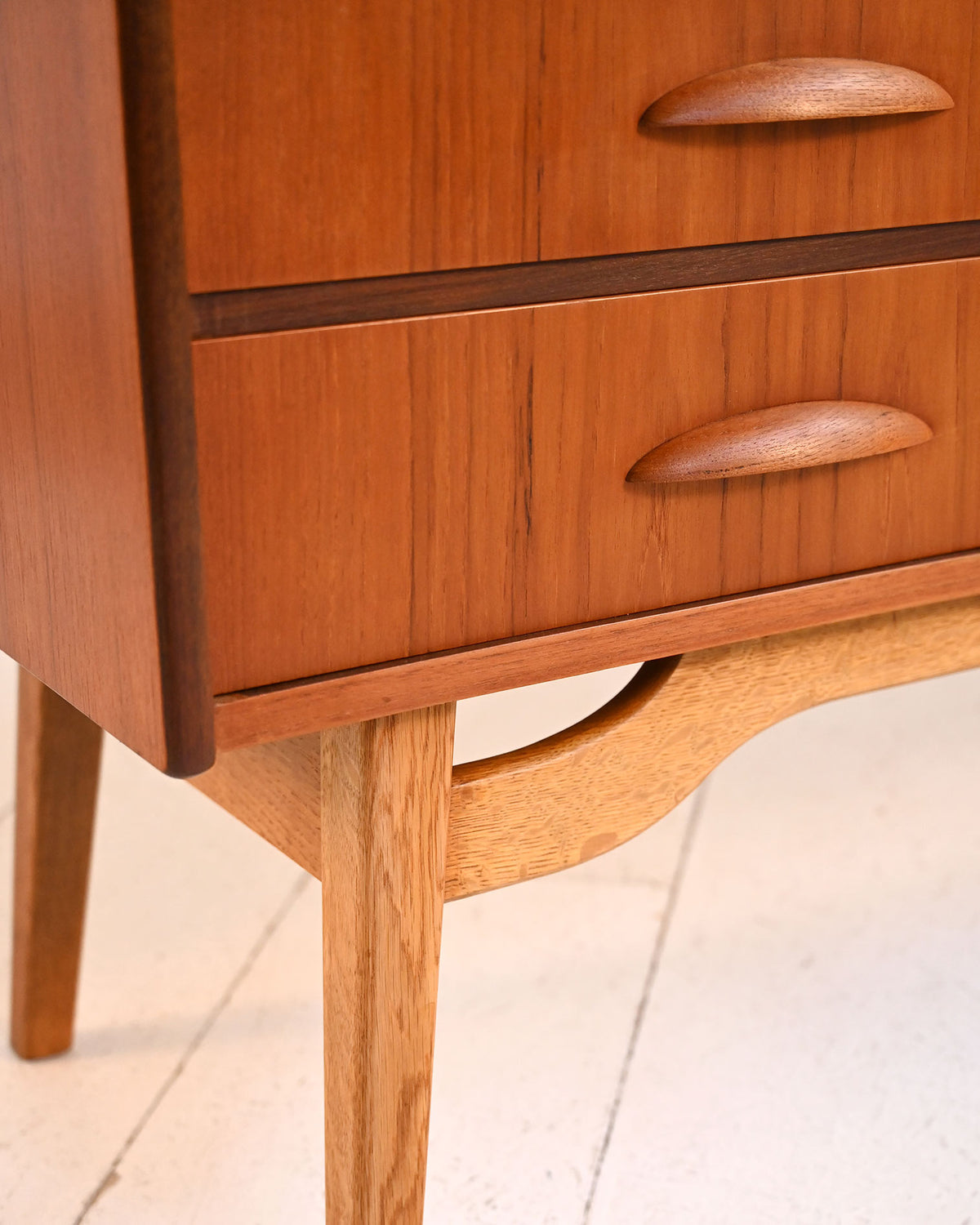 Highboard danese in teak e mogano, anni ’50 7