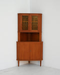 Angoliera scandinava mid-century in teak, anni ’50 1