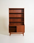 Libreria in teak di Johannes Sorth per Bornholms Møbelfabrik, anni '60