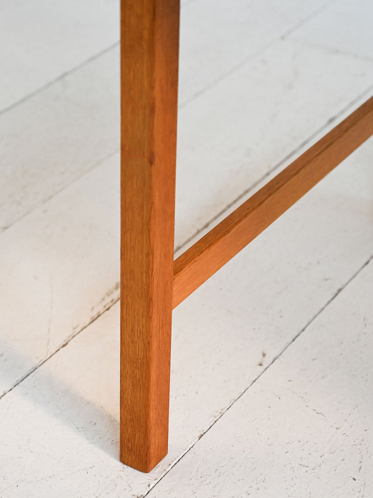 Tavolo scandinavo allungabile in teak e rovere anni ’60 7