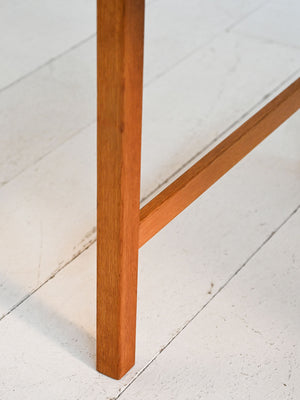 Tavolo scandinavo allungabile in teak e rovere anni ’60 7
