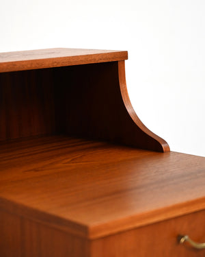 Coppia di comodini svedesi in mogano, anni ’50 5