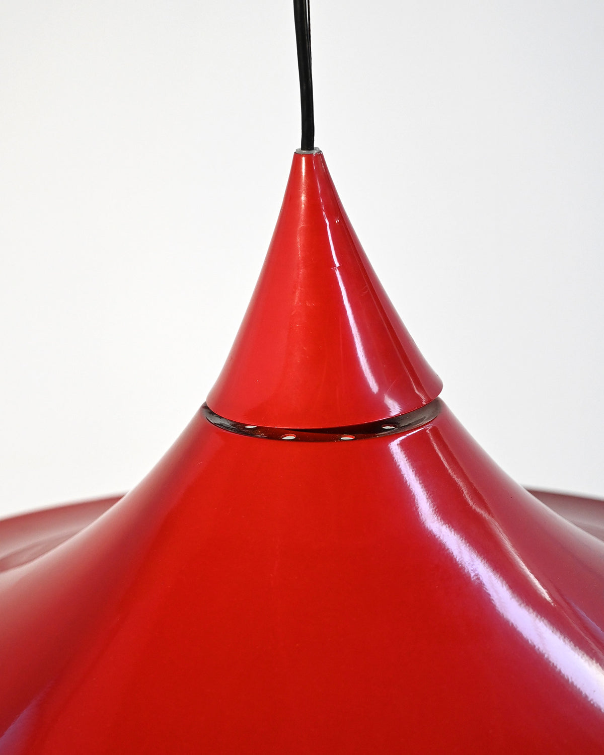 Coppia di lampade da soffitto attribuibili al modello “Semi” di Claus Bonderup e Torsten Thorup per Fog & Mørup, anni ’60 5