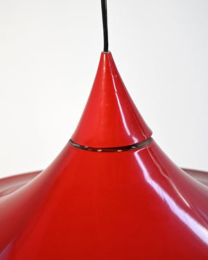Coppia di lampade da soffitto attribuibili al modello “Semi” di Claus Bonderup e Torsten Thorup per Fog & Mørup, anni ’60 5